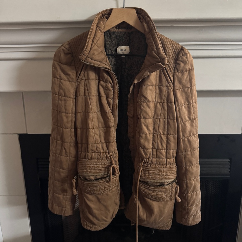 Wilfred Brown Quilted Jacket Size 2